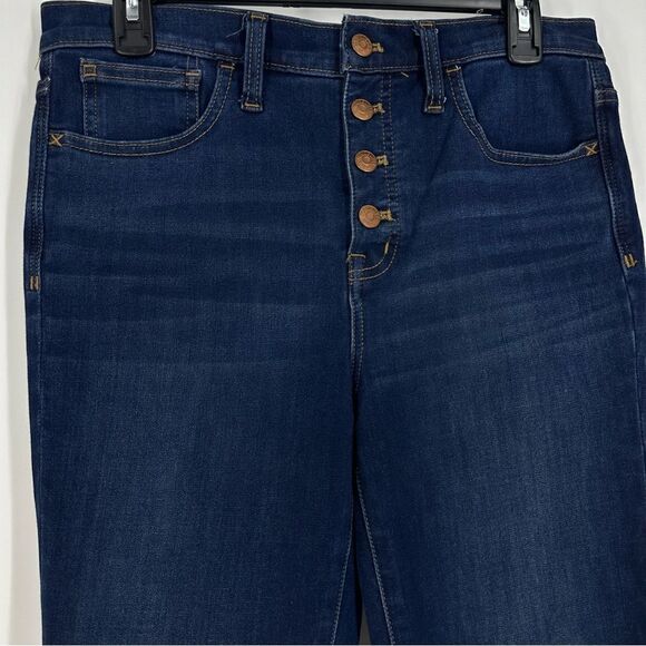 MADEWELL Women’s 10” Hi-Rise Skinny Denim Jeans Sz 28 in Cassia K9904 - Picture 7 of 11